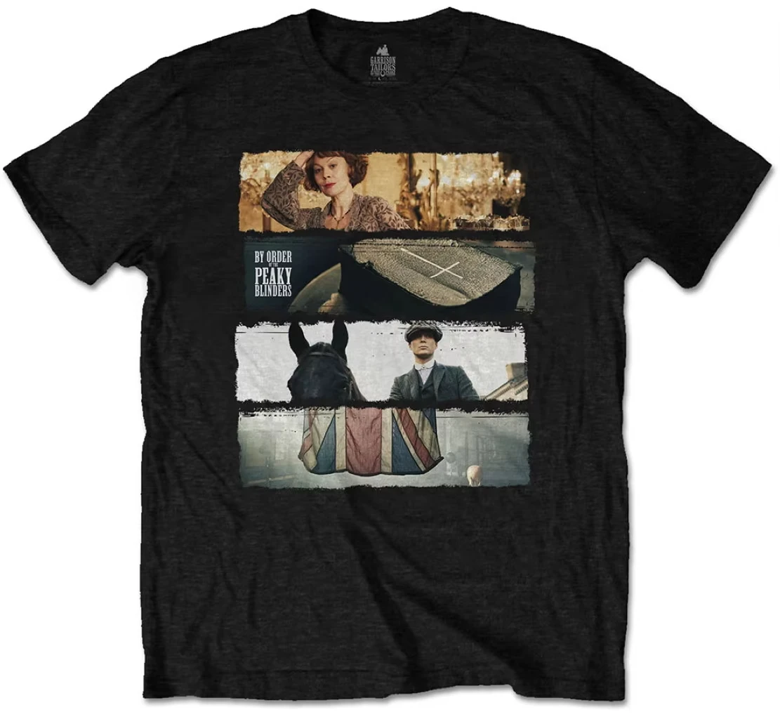 Movie Peaky Blinders Graphics 100%cotton Unisex Shirt 2026 Summer O-neck Men's Y2k Short Sleeve Retro Fashion Tshirt Fan Gift
