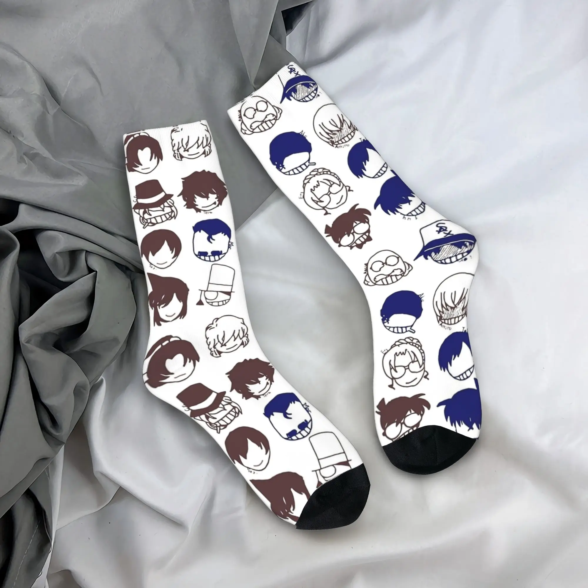 

Зимние носки B-Bungo S-Stray D-Dog с Накахарой Чуей и Дазай Осаму, забавные мягкие носки для взрослых, спортивные противоскользящие носки для бега