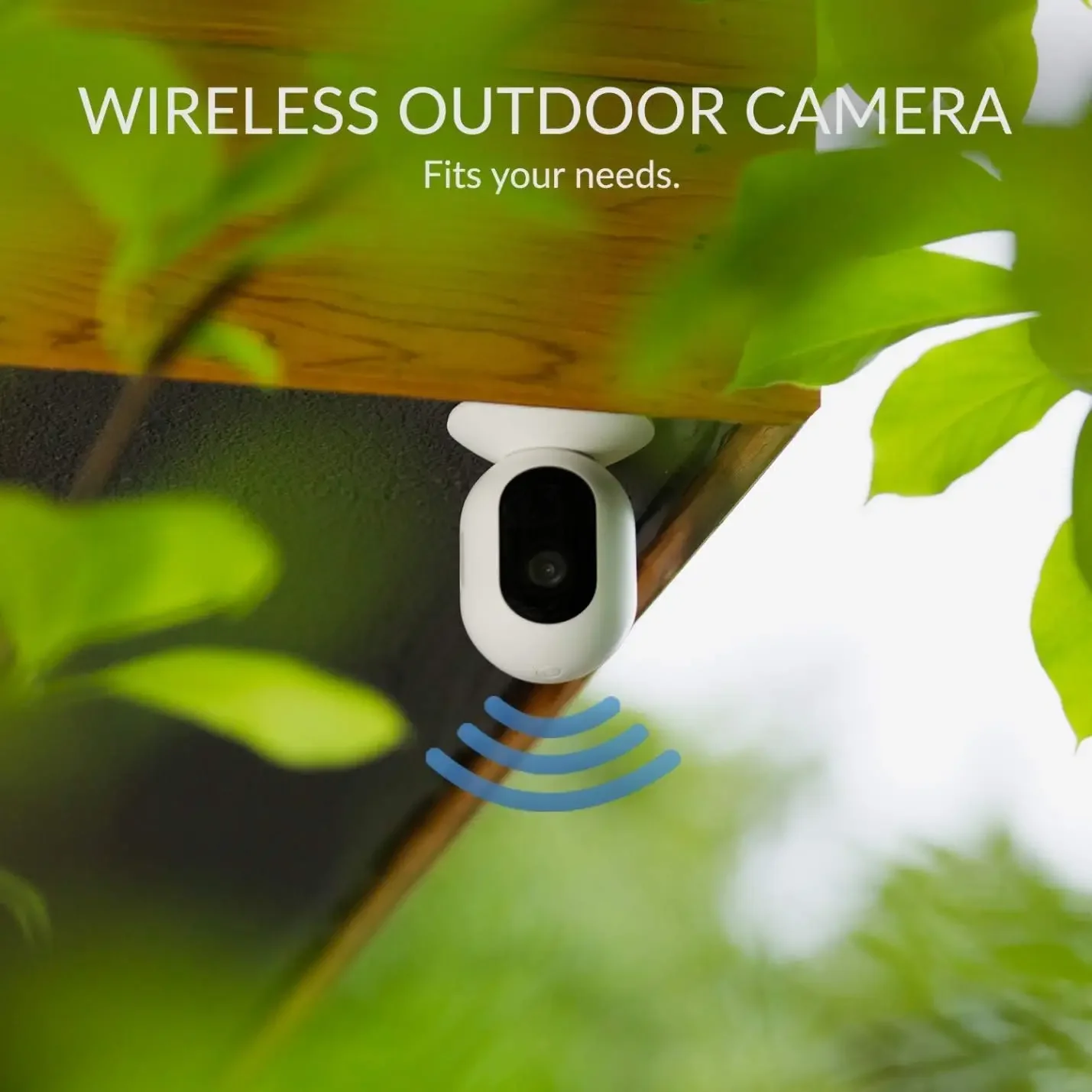 Kami 1080P Wire-Free Home Camera Kit, Wireless Outdoor Battery Security Camera withMotion Detection Night Vision Service via APP