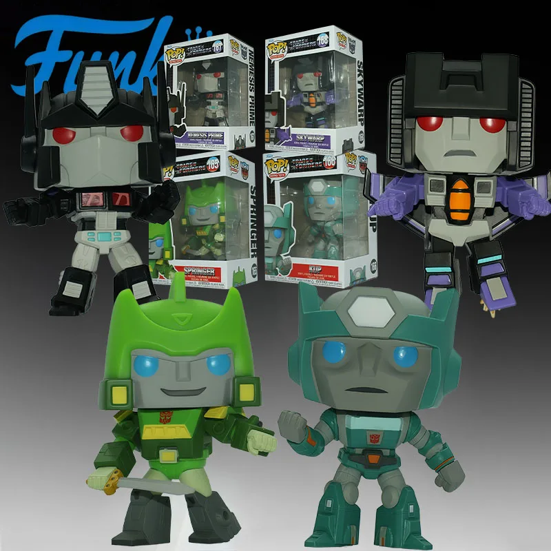 

FUNKO POP Spring, Cup, Dark Optimus Prime, Sky Gull Anime Figures Toys for Boys Christmas Gift Collectible Model Ornaments