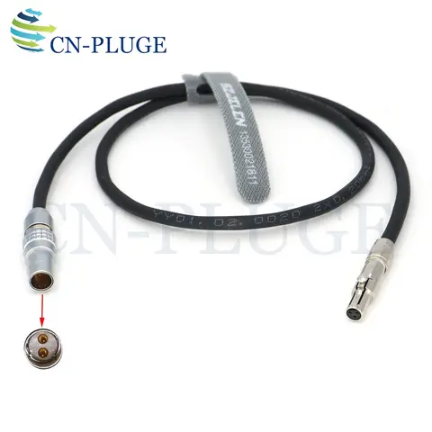 ARRI/RED 카메라 0B 2핀 12V 출력 – Odyssey 7/Odyssey 7Q+모니터 3핀 암 전원 코드