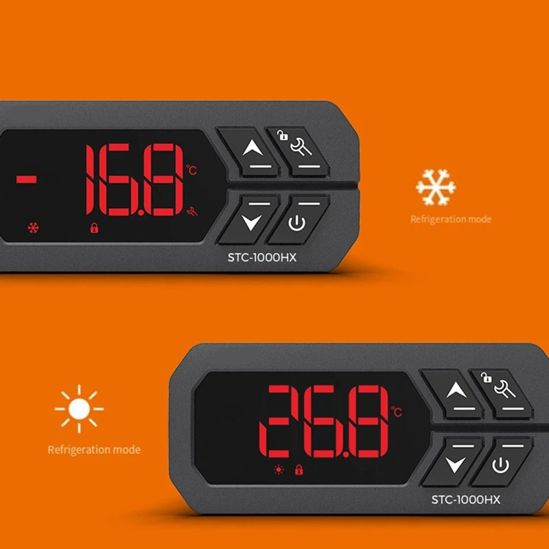 كامل متحكم في درجة الحرارة STC-1000HX المائية الزحف صندوق الحيوانات الأليفة حاضنة الكمبيوتر متحكم في درجة الحرارة التبديل 220 فولت