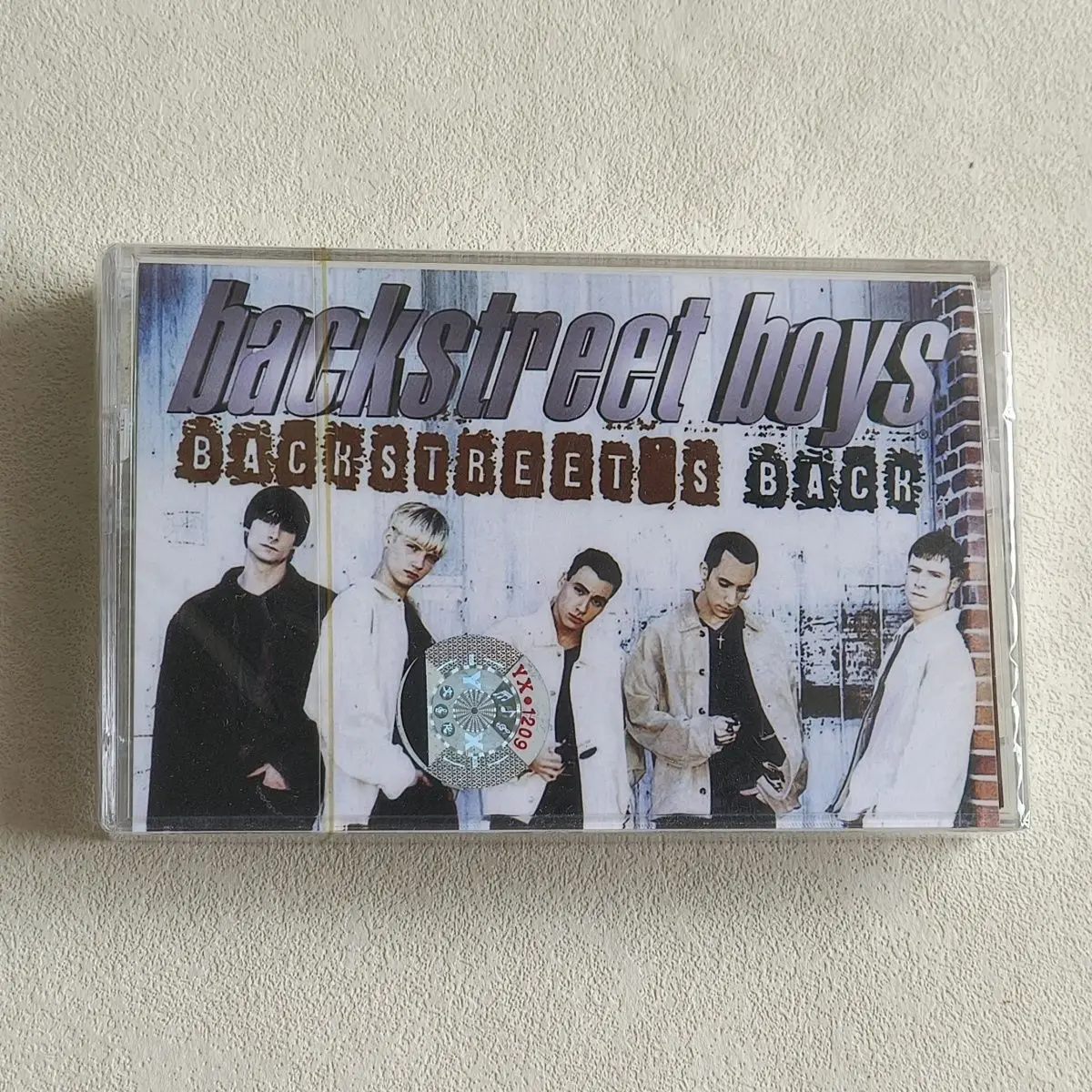 

Retro Pop Style Cassette Western Nostalgic Classic English Songs Audio Tape Collectible Textured Listening Music Carrier