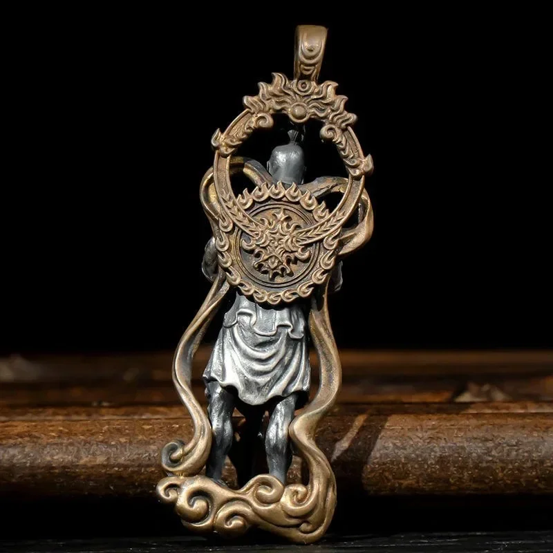 Personality Vintage Vajra Arhat Buddha Pendant Necklace for Men Party Punk Women Amulets Jewelry Buddhist Jewelry