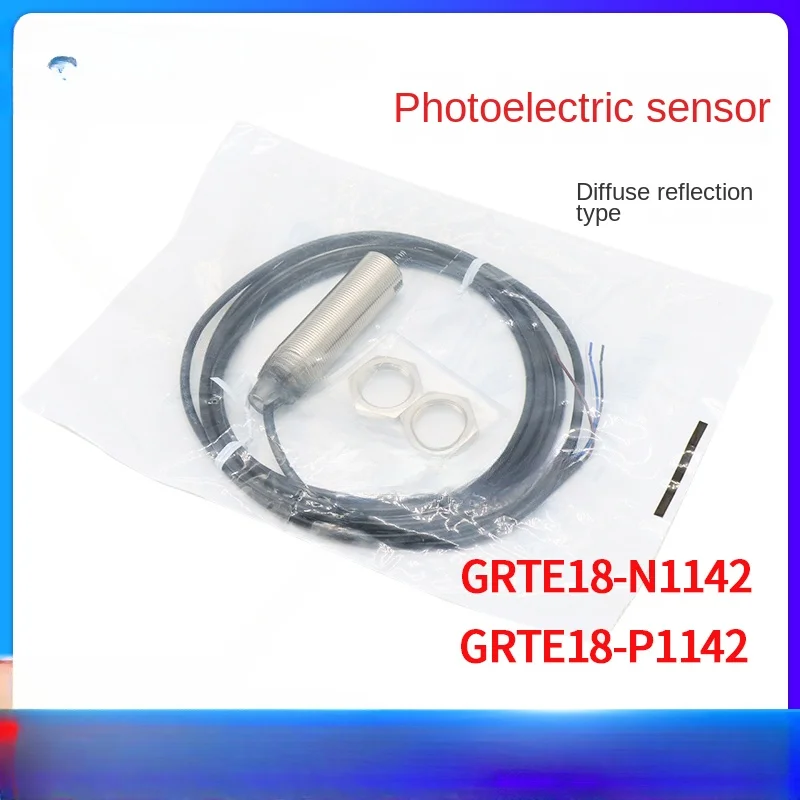 Original genuine GRTE18-N1142 GRTE18-P1142 cylindrical photoelectric sensor, reflective type