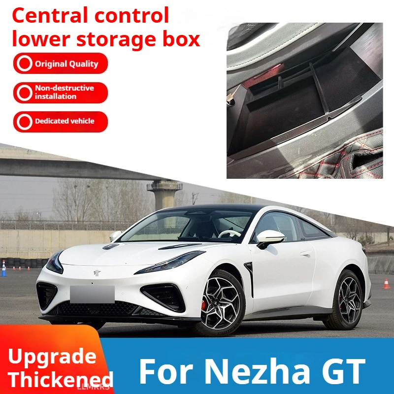 For 2023 Nezha GT central control lower storage box car built-in storage box interior car supplies storage box