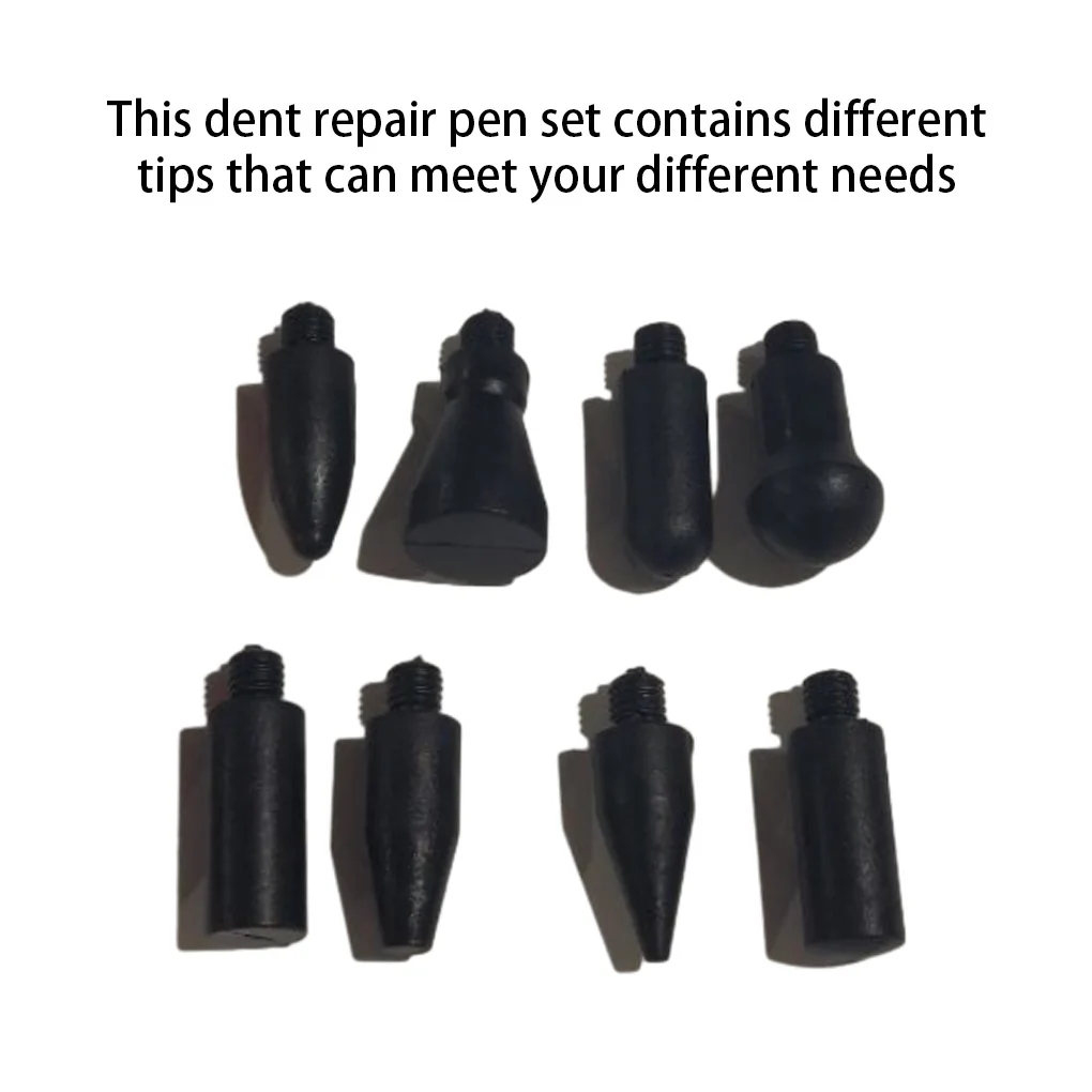 

Car Dent Tap Down Pen 9 Tips Set Household Vehicle Body Metal Repair Tool Kit Dents Removal Handtool Automotive