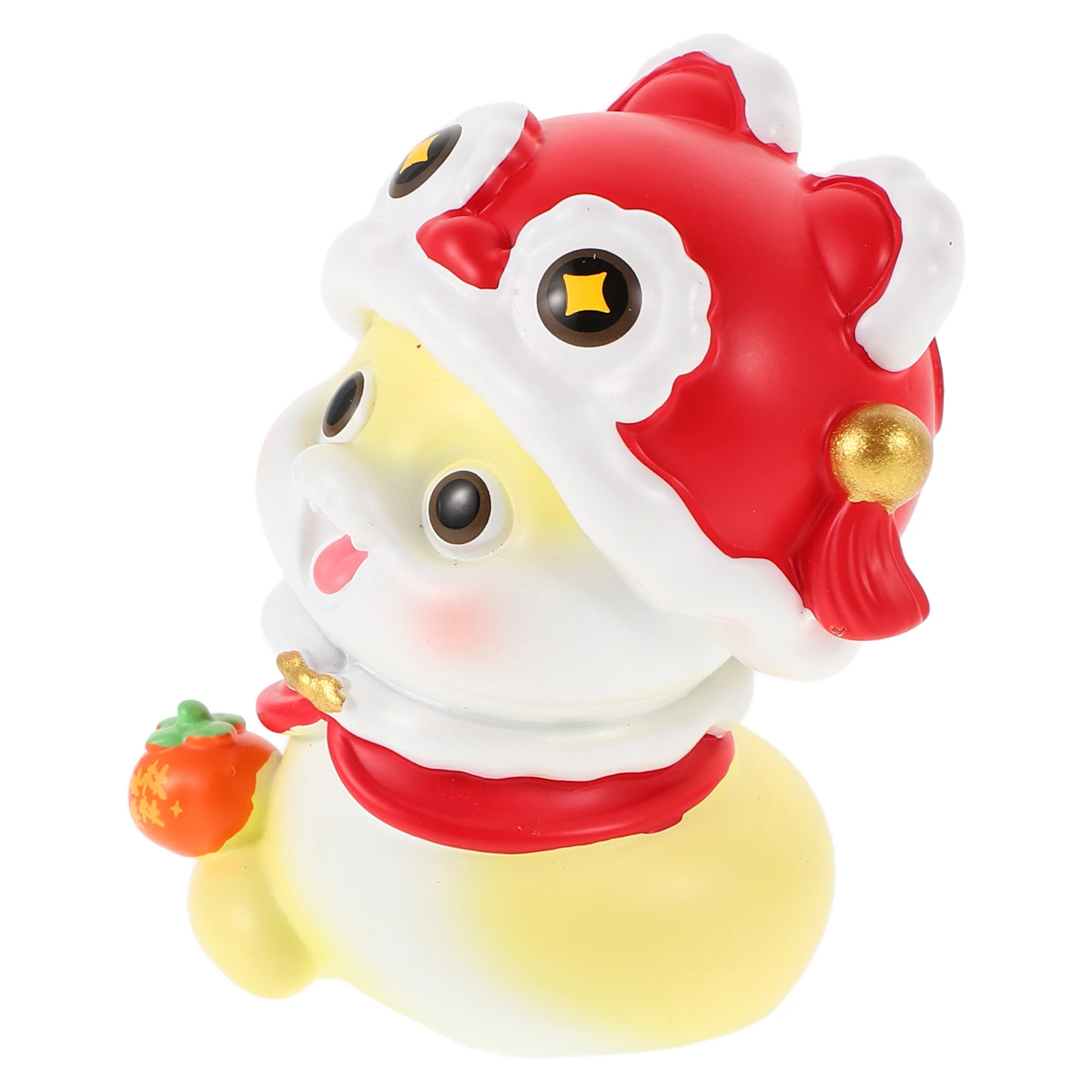 

Chinese New Year Snake Ornament 2025 Year of The Snake Lucky Statue Zodiac Animal Mascot Sculpture Spring Festival Decoration