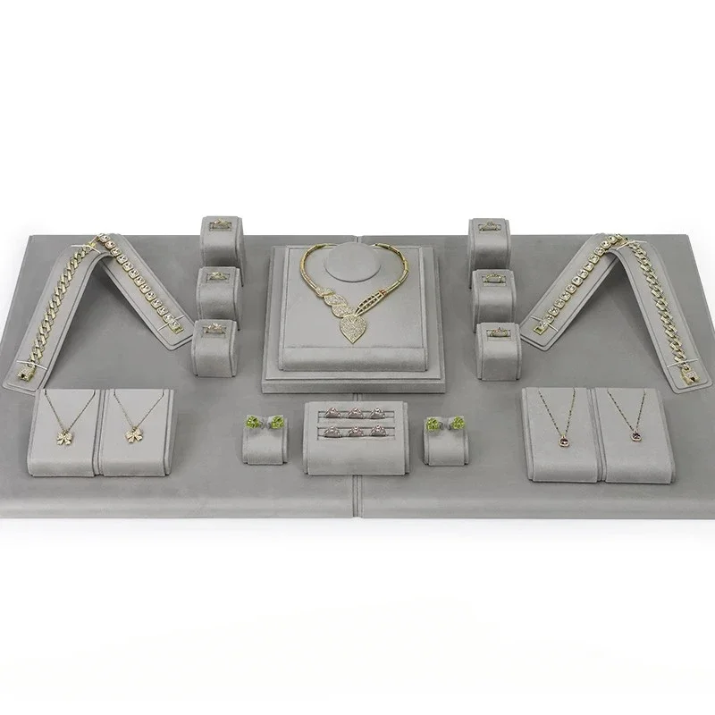 New Jewelry Display Props Light Luxury High end Counter Necklace Display Props Jewelry Counter Earrings Ring Props