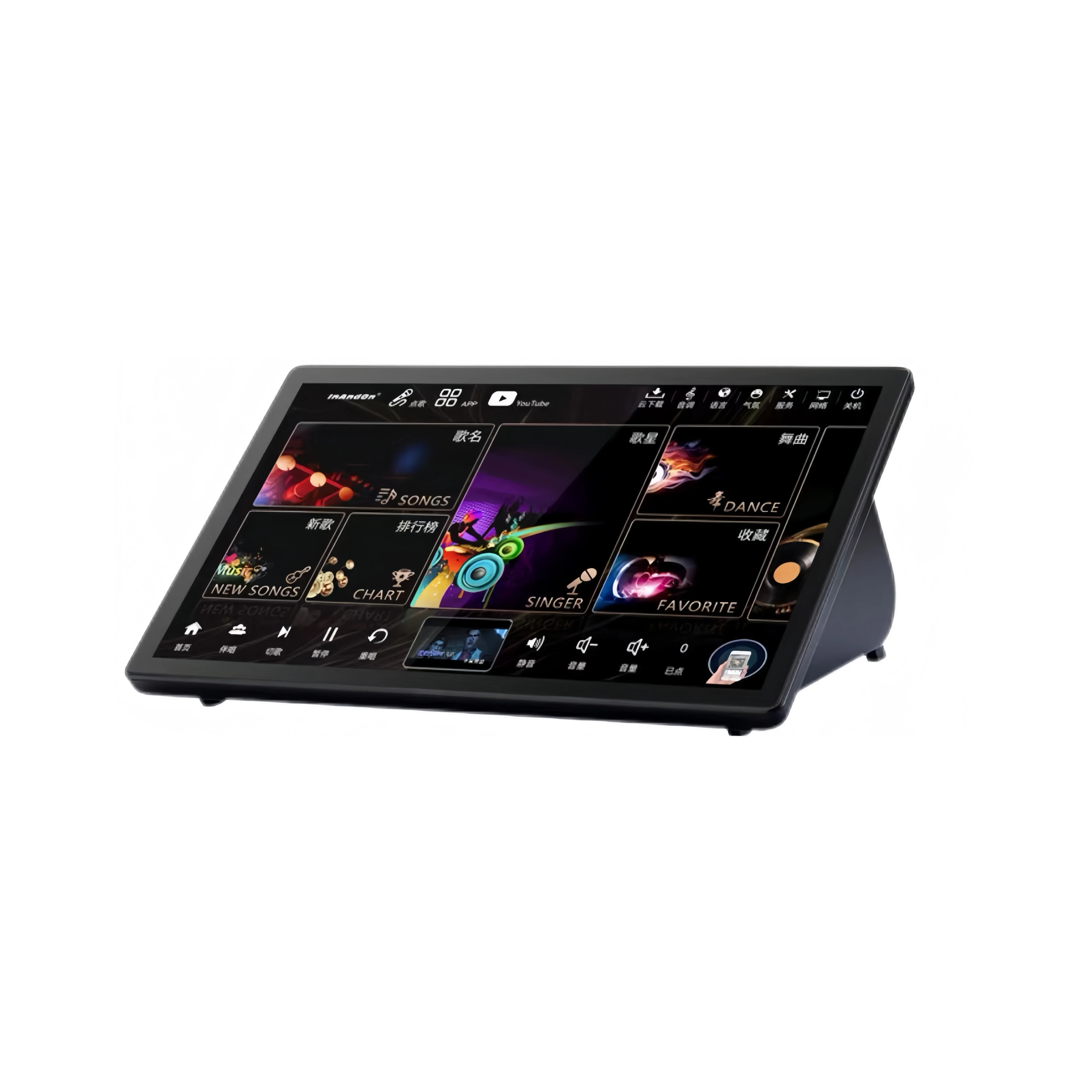 

3in1 500G 15.6inch Karaoke Player 4k output home ktv party system Smart Song-Selection KTV System Karaoke Machine