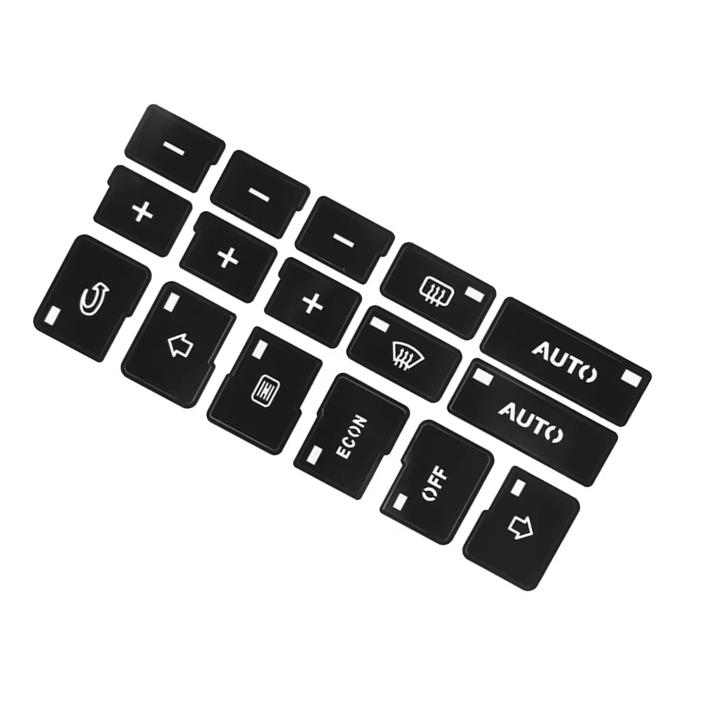 Car Air Condition AC Climate Control Button Repair Stickers Decals Fit for Audi A4 B6 B7 2000-2004 Automotive Interior Stickers