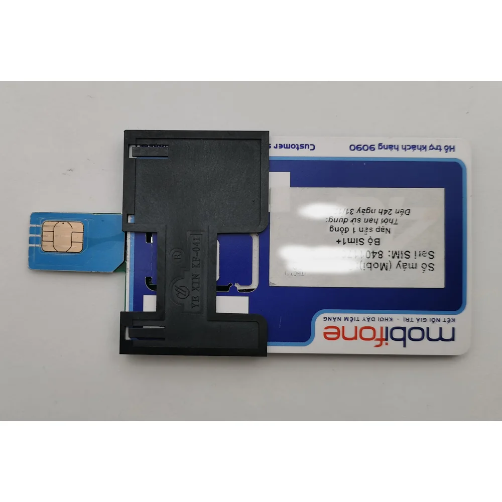 Tarjeta de datos/IC, conversión de SIM estándar 1FF, Mini tarjeta móvil 2FF, conversión Grande y Pequeña