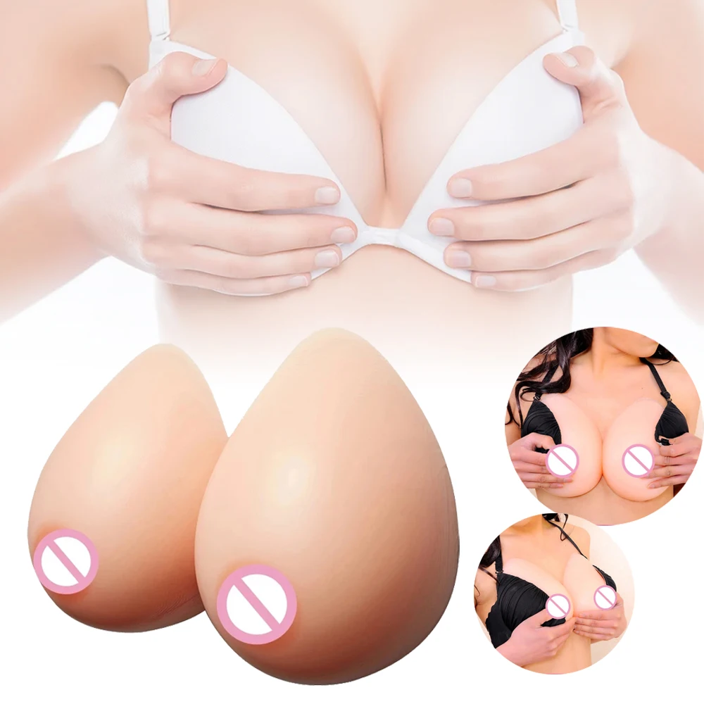 Realistic Silicone Artificial False Breast Forms Transgender Crossdresser External Fake Boobs Shemale Drag Queen Sissy Cosplay