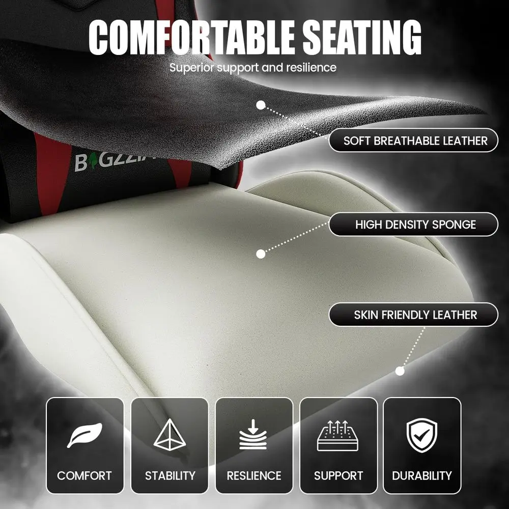 Gaming Chair, Computer Game Chair with Lumbar Support, Comortable Video Game Chairs or Adults Kids, Racing Style Gamer Chair wit view 6