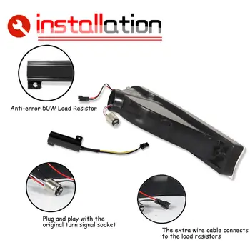 適用於豐田RAV4(1996-1997款)的白色前保險桿雙色LED日行燈/行駛燈及動態琥珀色轉向燈 8 最佳銷售 RAV4 1997 - №2