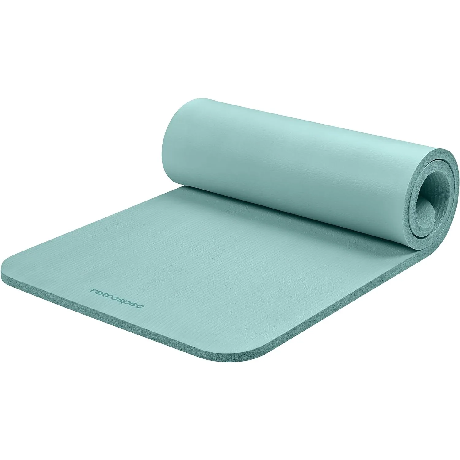 

Retrospec Solana Yoga Mat 1" Thick w/Nylon Strap for Men & Women - Non Slip Exercise Mat for Home Yoga Pilates Stretching