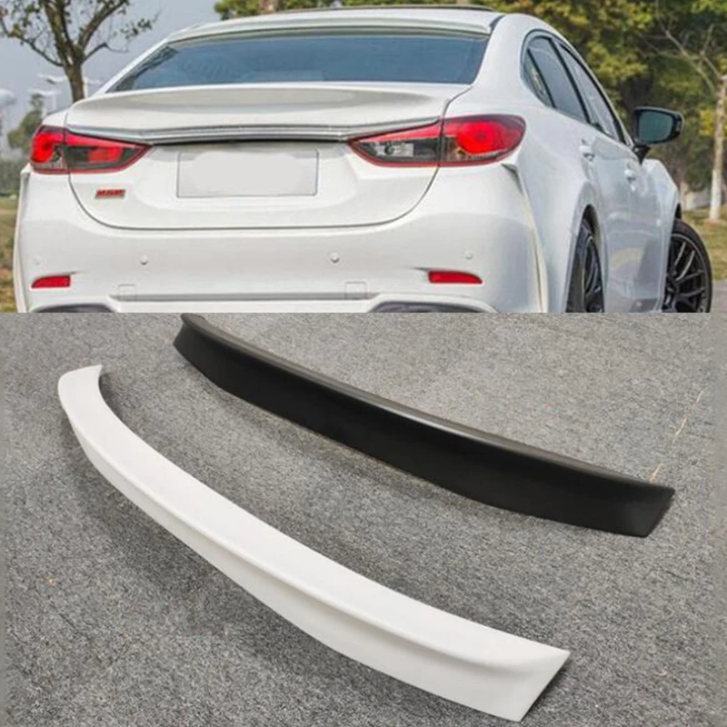 For JDM Wing Spoiler Mazda 6 ABS Material CAR Trunk  Rear Lip Decorative M6 Accessories Refit Body Kit 2014-2019