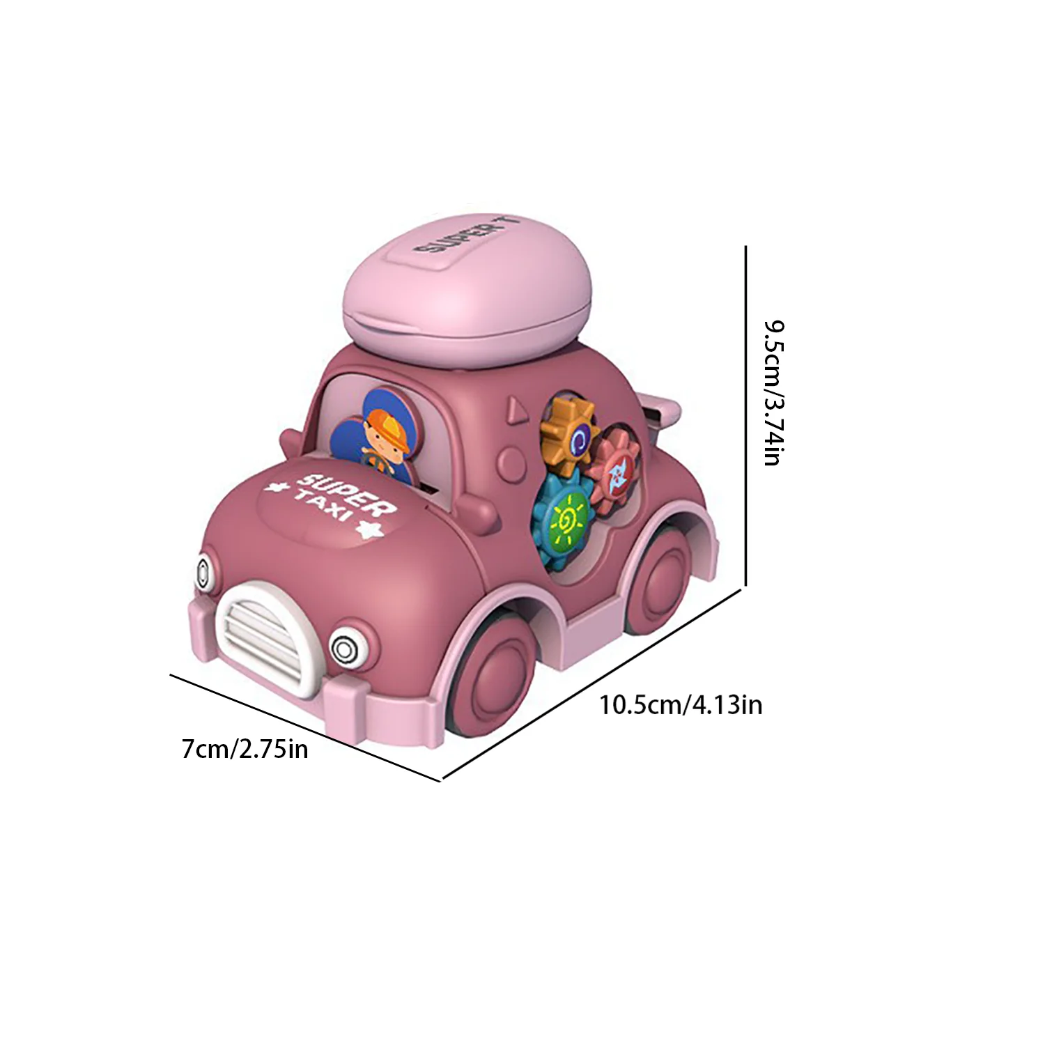 Children's inertia car toy, gear moving car, male and female detachable storage, parent-child interaction