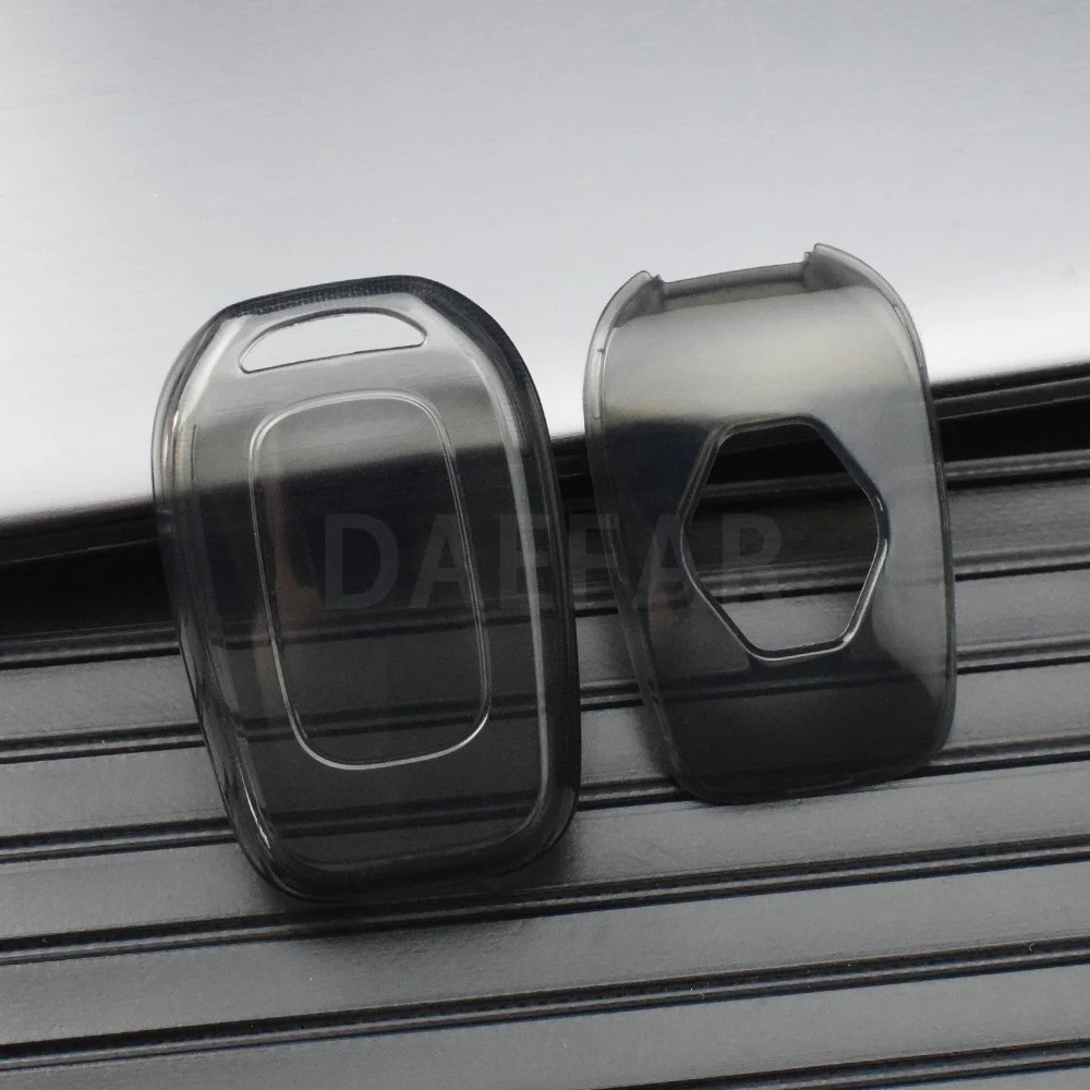 2/3 Buttons TPU Car Key Case Cover for Renault Kwid Traffic Symbol Dacia Sandero Logan Duster 2016+ Car Key Holder Key Chains