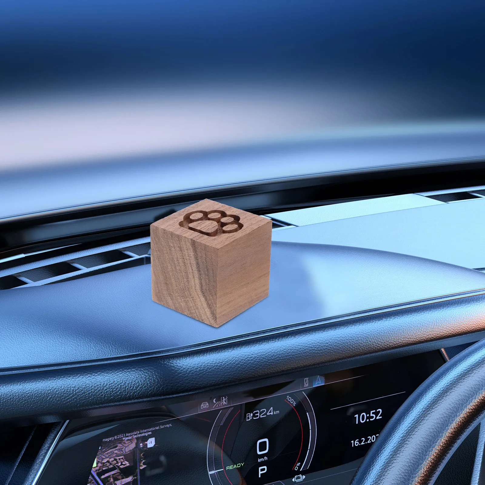 

Wood Aroma Essential Oil Diffuser Natural Wooden Aromatherapy Diffuser for Home Office Car Air Freshener Scent Enhancer