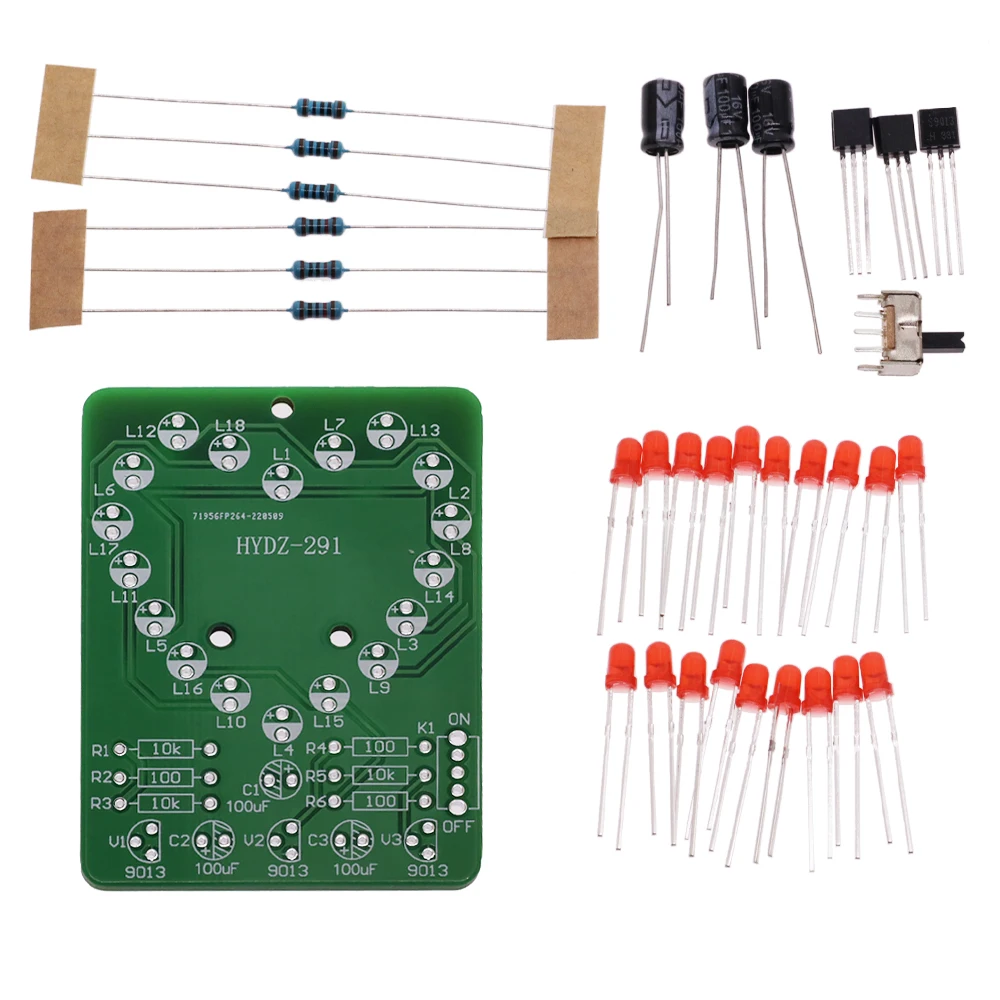 Фонарь в форме сердца для бега