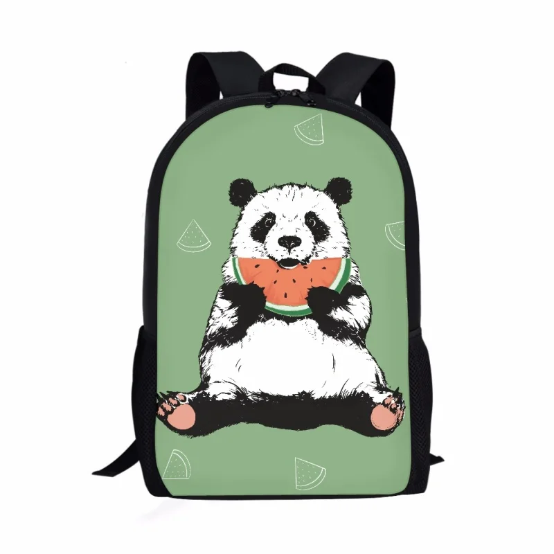 Tas sekolah anak laki-laki perempuan, tas punggung kartun lucu motif Panda, tas sekolah pelajar kasual harian, tas buku anak-anak, tas ransel bepergian, tas Laptop remaja