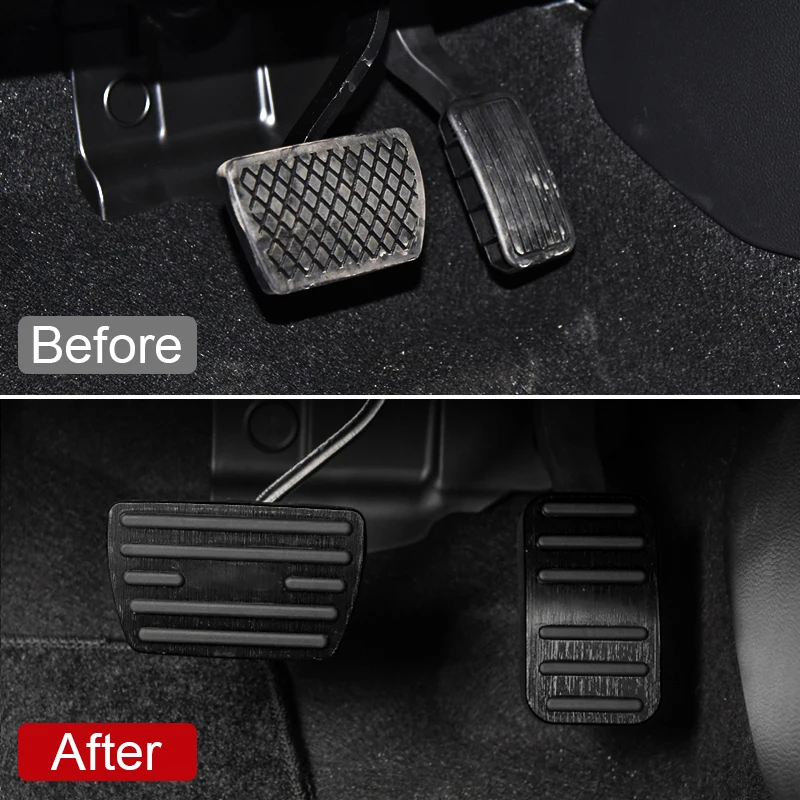 Car Foot Pedals for Honda Civic HEV FE 11th 2022 2023 Gas Accelerator Brake Stainless Steel Non-slip No Drilling Pedal Cover Pad