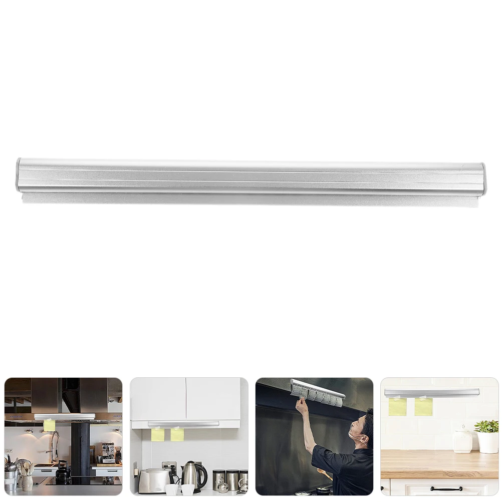

2pcs Slide Rack Kitchen Stand Punch Free Ticket Slider Restaurant Receipt Holder Aluminum Ticket Holder Self Adhesive