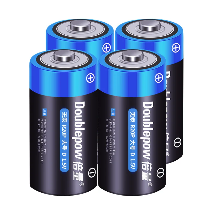 D Size Alkaline Battery 1.5V 1100mAh LR20 for Water Heater Gas Stove Electronic Piano Emergency Lights Flashlight Radio