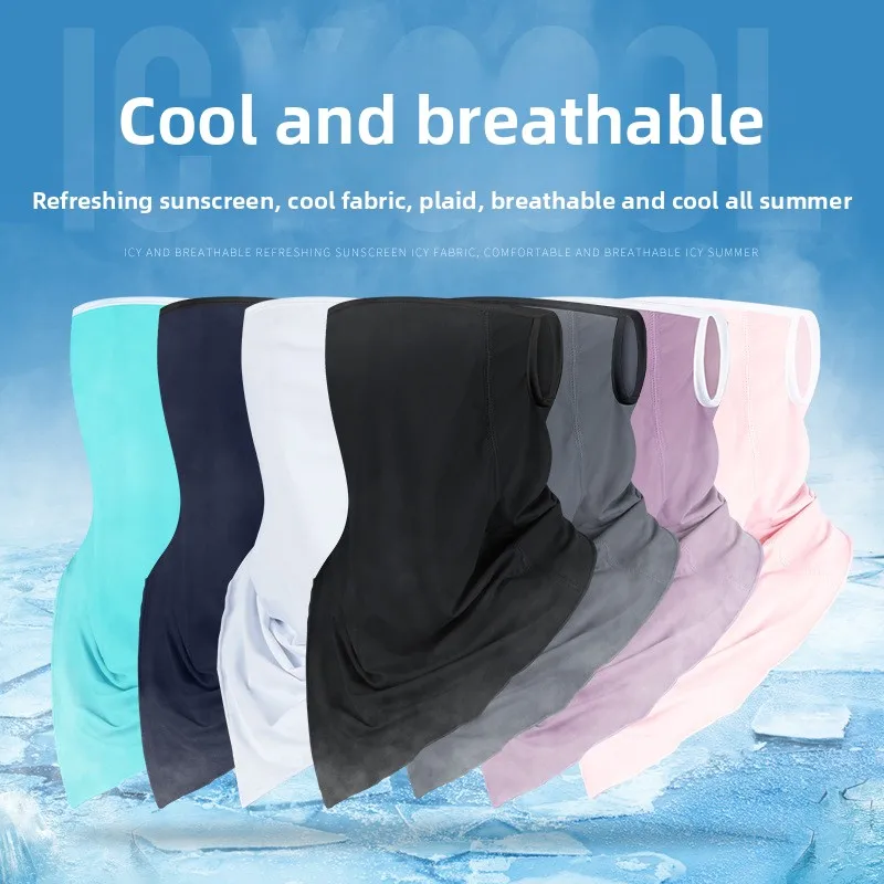 Men Women Multifunctional Breathable Cycling Face Mask Sunscreen Windproof Scarf Headscarf for Outdoor Sports Driving Fishing