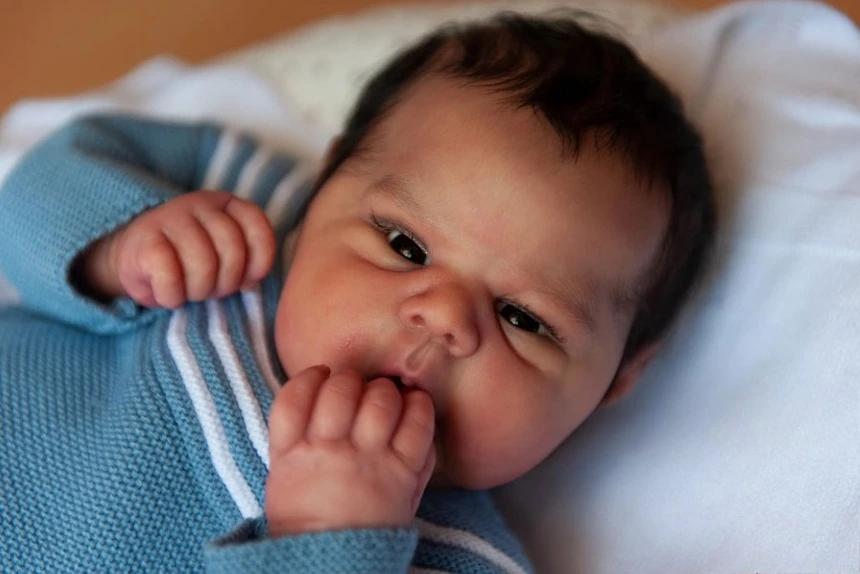 

NPK 24-дюймовый высококачественный незавершенный комплект куклы реборн Gounchi, новая ограниченная серия с тканевым корпусом и глазами, коллекционные детали «сделай сам»