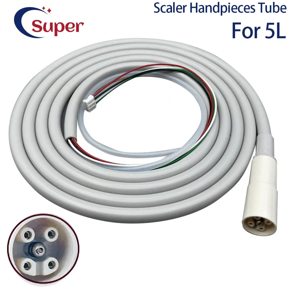 

Dental Ultrasonic Scaler Accessories Handpiece Silicone Cable Tube HW-5L Fit E*S W*odpecker with LED Dentistry Chair Spare Parts