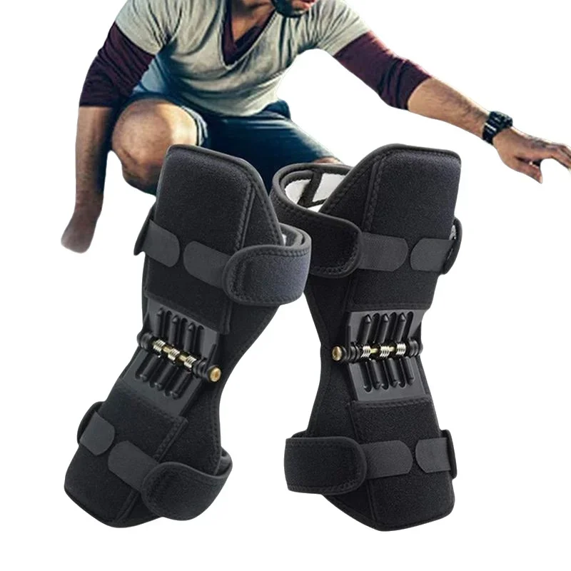 الرياضة المشتركة الرضفة رفع الطاقة دعامات الركبة المسنين المشي دعم حماية الثابتة الداعم تنفس انتعاش الربيع الركبة جديد #4