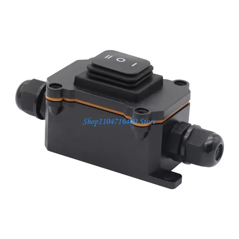 Y1gd Heavy Duty 12V 16A Rocker Switch สายไฟสูง PG9 กันน้ำประเภทเรือสวิทช์ไฟฟ้าอุปกรณ์