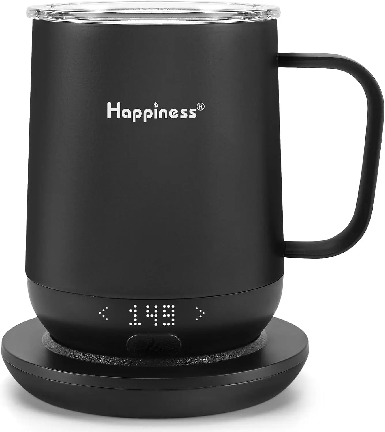 

12oz Smart Heated Coffee Mug with Temperature Control, Rechargeable Electric Self-Warming Cup for Hot Drinks