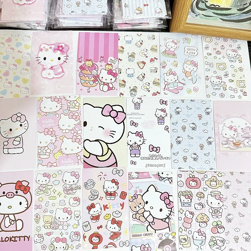 

Hello Kitty Sealing Stickers Cute Cartoon Fresh Series Stickers Packaging Sealing Stickers Desktop Decoration Student Wholesale