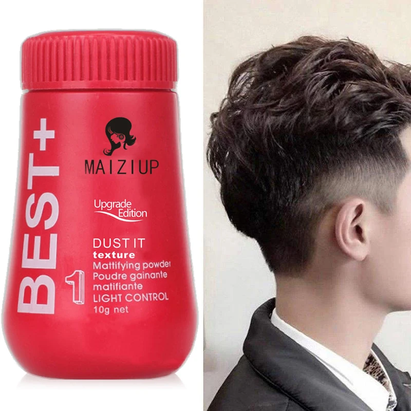 Hair Mattifying Powder Increases Hair Volume Captures Haircut Unisex Modeling Styling Hair Powder