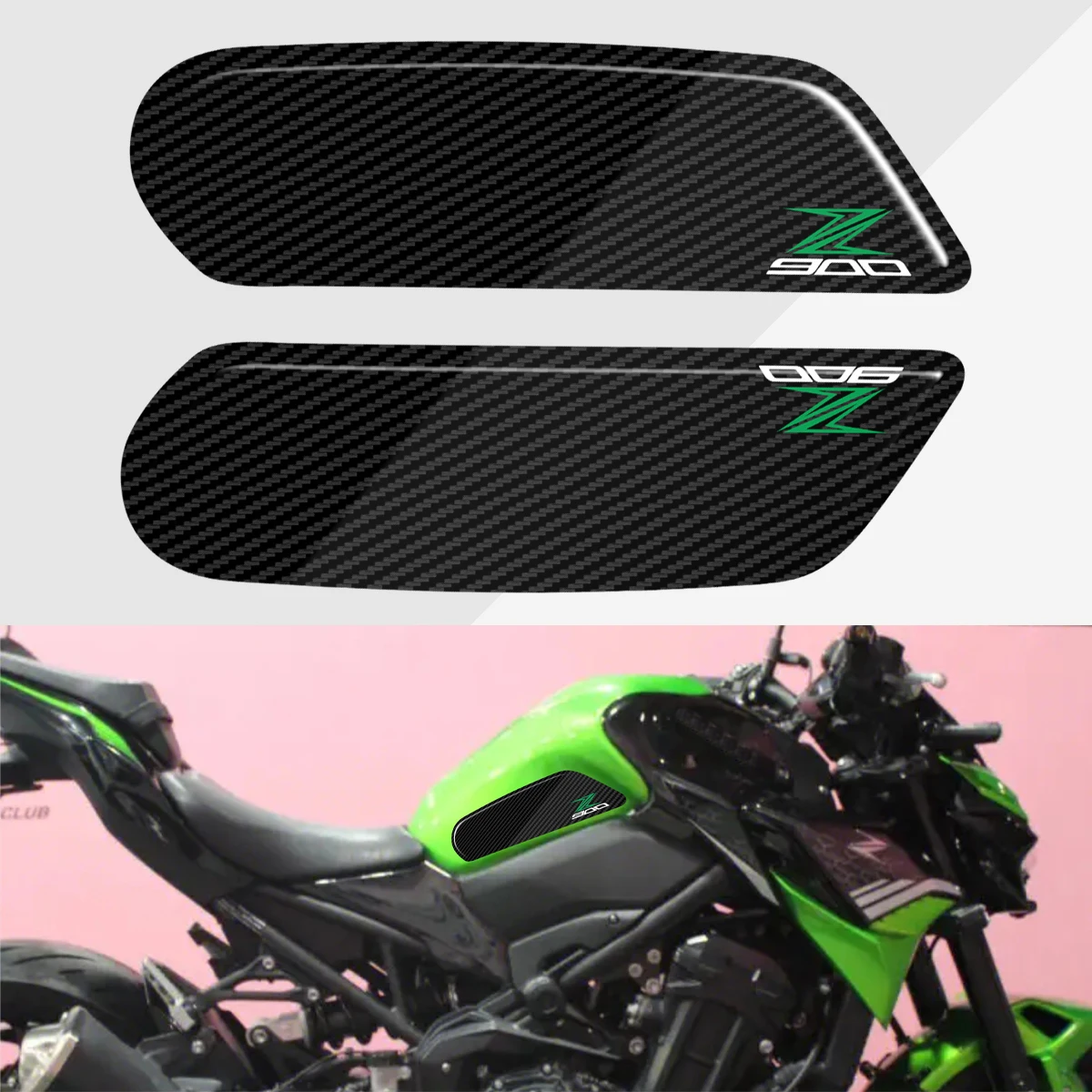 For KAWASAKI Z800 Z 800 Motorcycle Side Tank Pad Protection Knee Grip Anti-slip