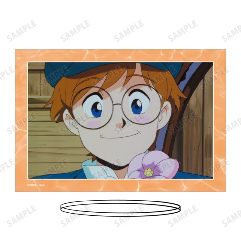 Anime Nadia: The Secret of Blue Water Nadia La Arwall Jean Rocque Raltique Rectangle Acrylic Stand Model Plate Keychains