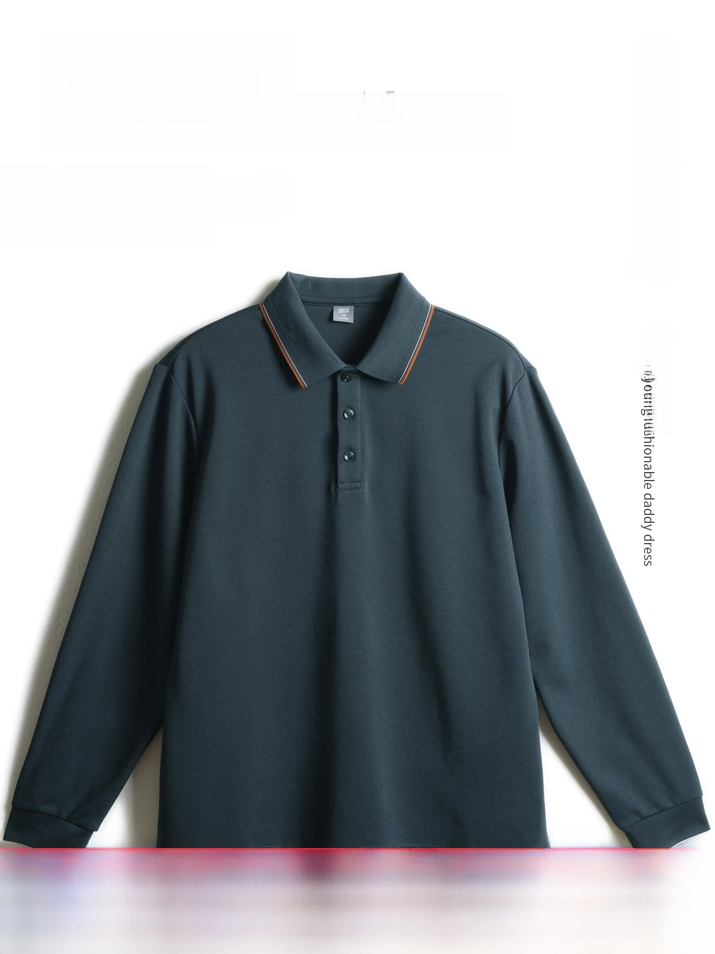 

Acecred Silk Long Sleeve T-Shirt Men's Loose Comfortable Spring Autumn Casual Wear for Middle-Aged And Elderly