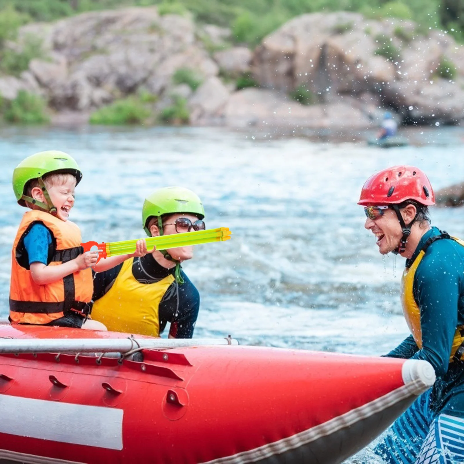 1pc pull-out crianças leve portátil esguicho blaster jogar água verão praia jogo divertido esguicho blaster brinquedo água