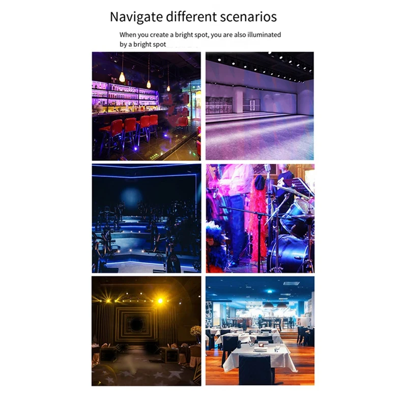 4 pièces 15W 4-en-1 spots RGBW LED projecteurs télécommande effet d'éclairage de scène projecteur pour église mariage prise ue