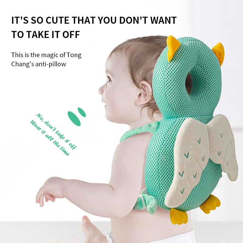 1 PCS Children\'s Anti-Fall Pillow Baby Toddler Head Pillow Breathable Pillow Learning To Walk Head Protection Pad Head Protectio