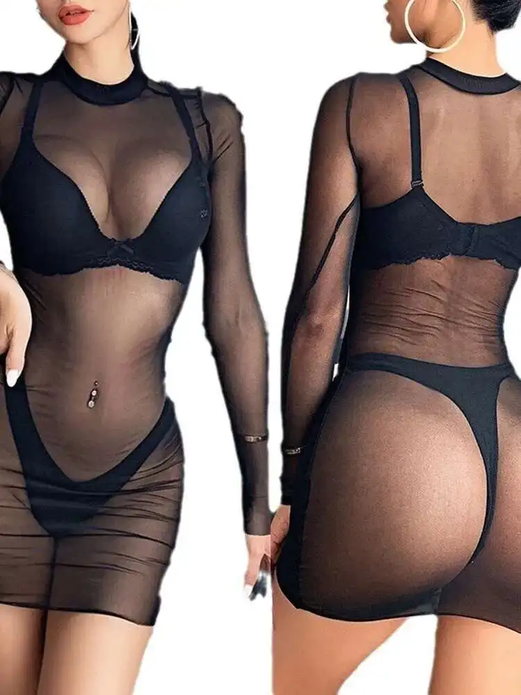 ขนาดบวกชุดราตรีเซ็กซี่สุภาพสตรีแขนกุดNightiesคอวีNightgownเซ็กซี่ผู้หญิงขนาดบวกชุดนอนลูกไม้ชุดหรูหราTXTD