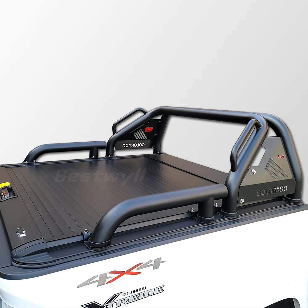 

BESTWYLL Pickup Hard Retractable Tonneau Roller Lid Manual Truck Bed Cover for Chevrolet Chevy Colorado (Thailand Version) K23