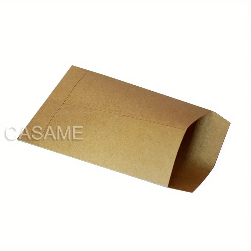 50 pcs 6x10cm Pouch Paper Bag Gift Boy Girl Decoration Packaging Cute Candy Baby Shower Guest Small Mini Kraft Craft Brown