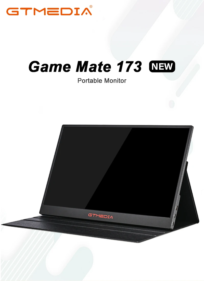 [حقيقي] GTMEDIA GAME MATE 173 144HZ شاشة محمولة 2560*1440 عرض شاشة ألعاب لأجهزة الكمبيوتر المحمول والهاتف Xbox PS4/5 Switch PK 173F