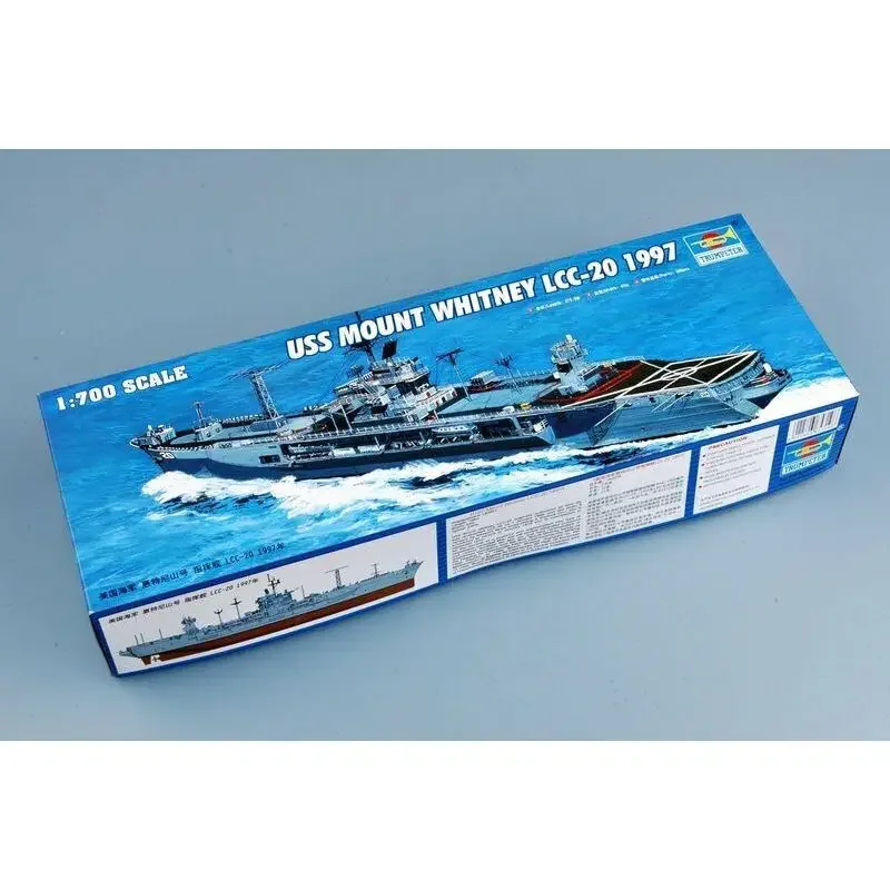 Trompetista 05719 1/700 USS MOUNT WHITNEY LCC-20 1997 - Kit de modelo em escala