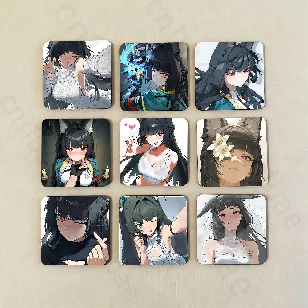 

H-Hoshimi M-Miyabi Fridge Magnet Personalized Magnetic Durable Plastic Square Picture Surface Fridge Magnets