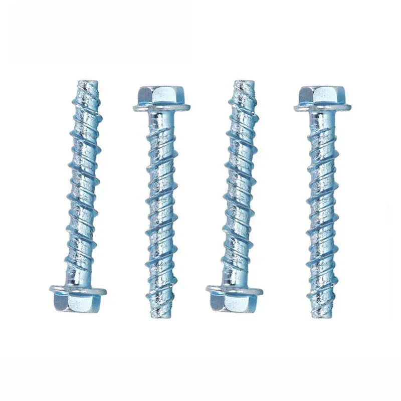 10Pcs Self-Tapping Screw Set - Hex Anchor Bolts for Concrete Cement & Expansion Nails M6/M8 Self-Cutting Screws Kit view 3